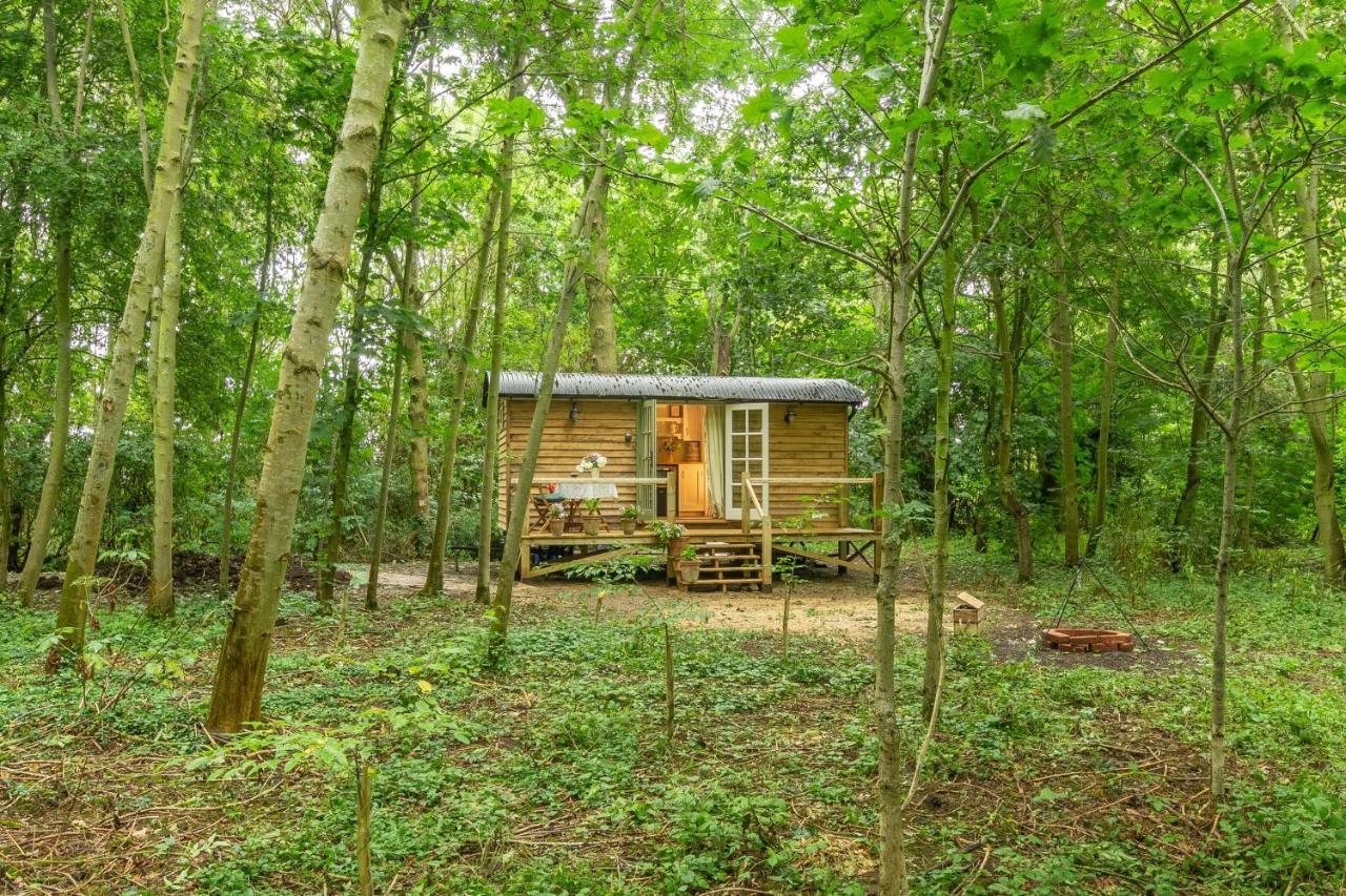 Woodland Retreat Shepherds Hut Villa Brundish Exterior photo